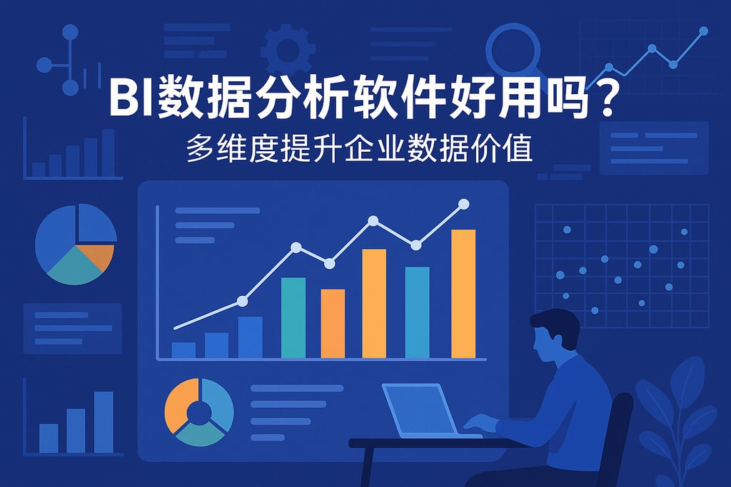 BI数据分析软件好用吗？多维度提升企业数据价值"